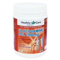 HealthyCare Glucosamine HCL 1500mg - Thuốc hỗ trợ xương khớp