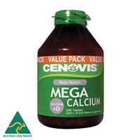 Viên uống bổ sung Canxi cho xương khớp Cenovis Mega Calcium 200 Tablets