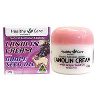 Healthy Care Lanolin Cream With Grape Seed 100g