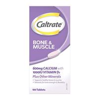 Vitamin Bổ Xương và cơ bắp Caltrate Bone & Muscle Health Plus Once A Day 1000IU 100