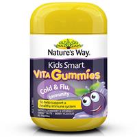 Kẹo dẻo Nature’s Way Kids Smart Vita Gummies Cold & Flu, Immunity (60v)