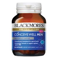 Blackmores Conceive Well Men 28 Capsules - Viên uống tăng cường khả năng sinh sản cho nam giới