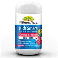 Nature's Way Kids Smart Omega 3 Fish Oil Strawberry 50 viên
