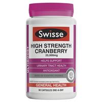 Hỗ trợ đường tiết niệu Swisse Ultiboost High Strength Cranberry 90 viên nang