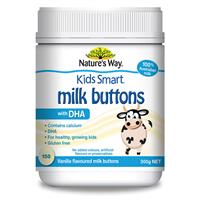 Viên sữa bổ sung DHA Úc nature way milk buttons 150 viên