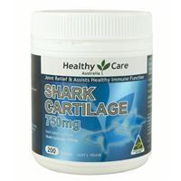 Sụn vi cá mập - Healthy Care Shark Cartilage 750mg 200 viên